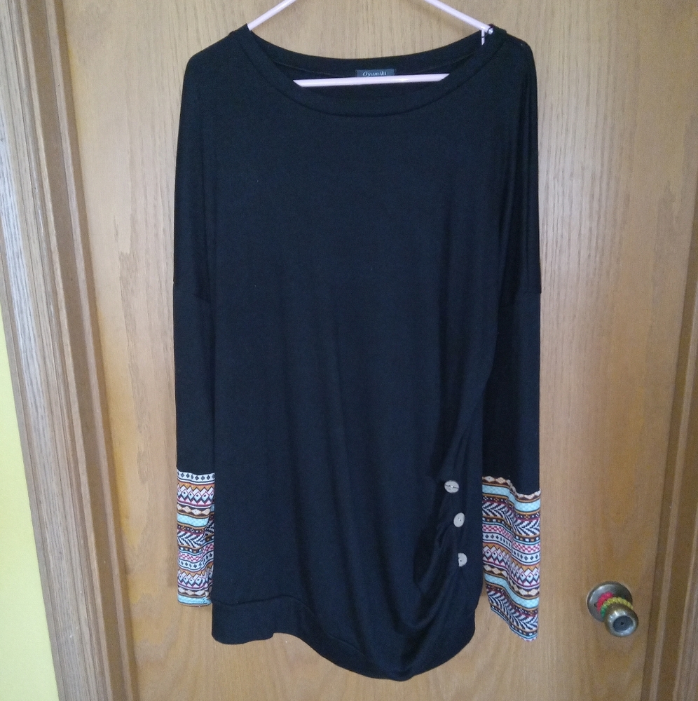 Womens XXL lightweight long sleeve top